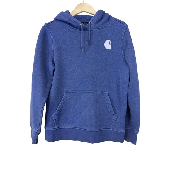 Carhartt 102791-H53 Clarksburg Graphic Sleeve Pullover Sweatshirt Hoodie Medium - Picture 2 of 10